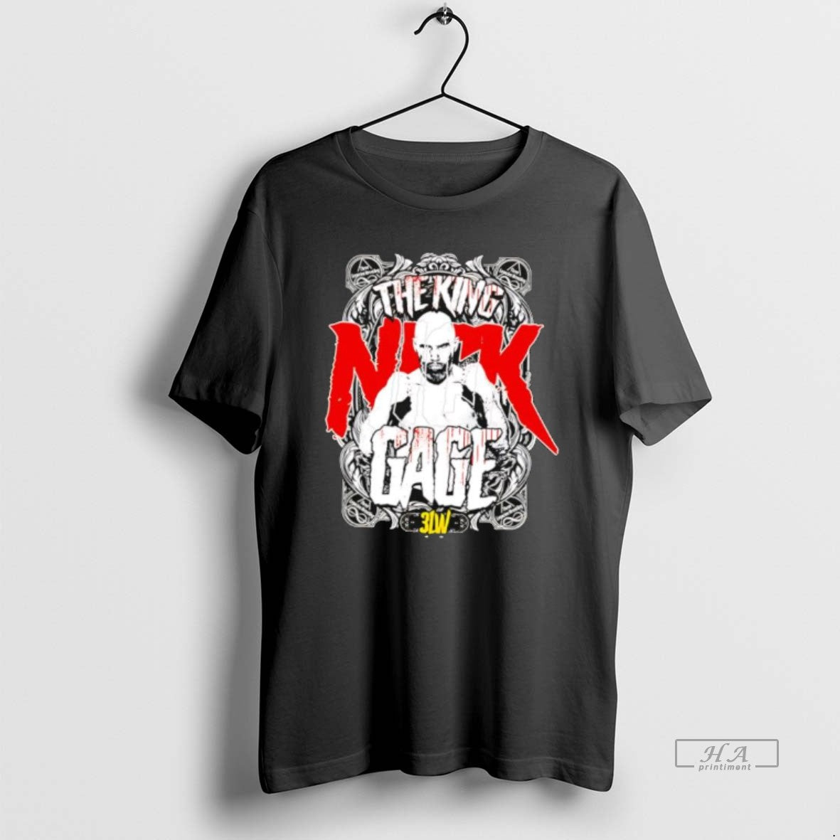 Official The King Nick Gage Three Legacies Wrestling Crown