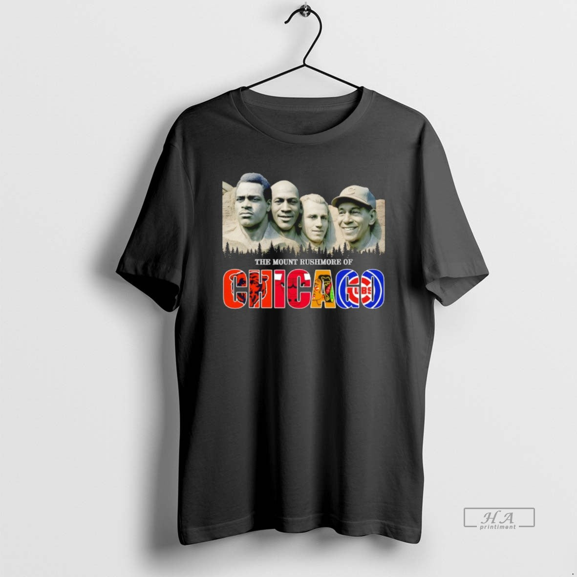 Official The Mout Rushmore Of Chicago Bears Chicago Bulls Chicago Blackhawks Chicago Cubs