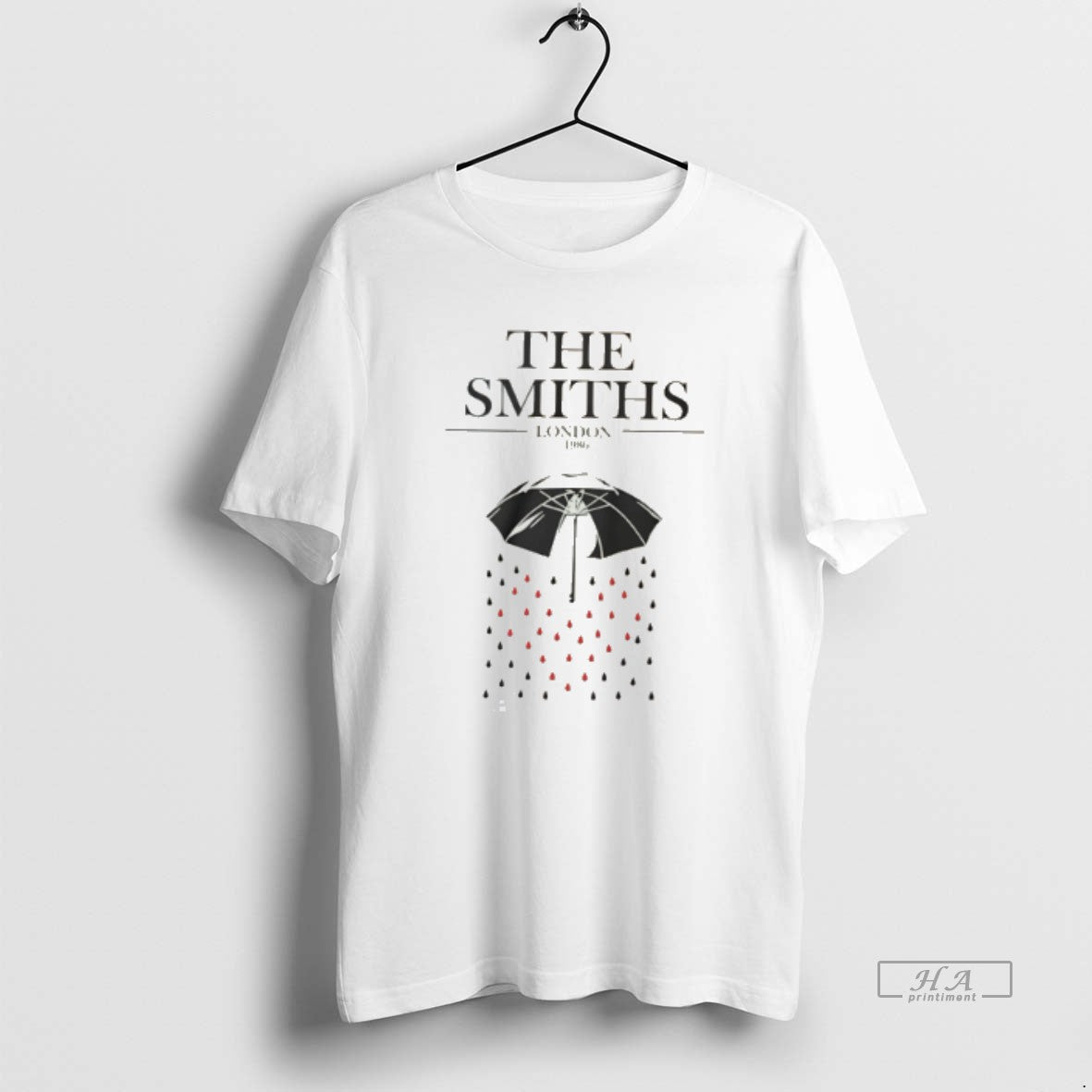 Official The Smiths London 1986 Umbrella Draw Tee