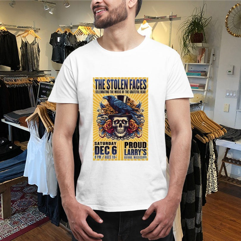 Official The Stolen Faces Event Oxford MS Dec 6 2025 Tour Skull Crowd Shirts Unisex , , , Long Sleeve Tee