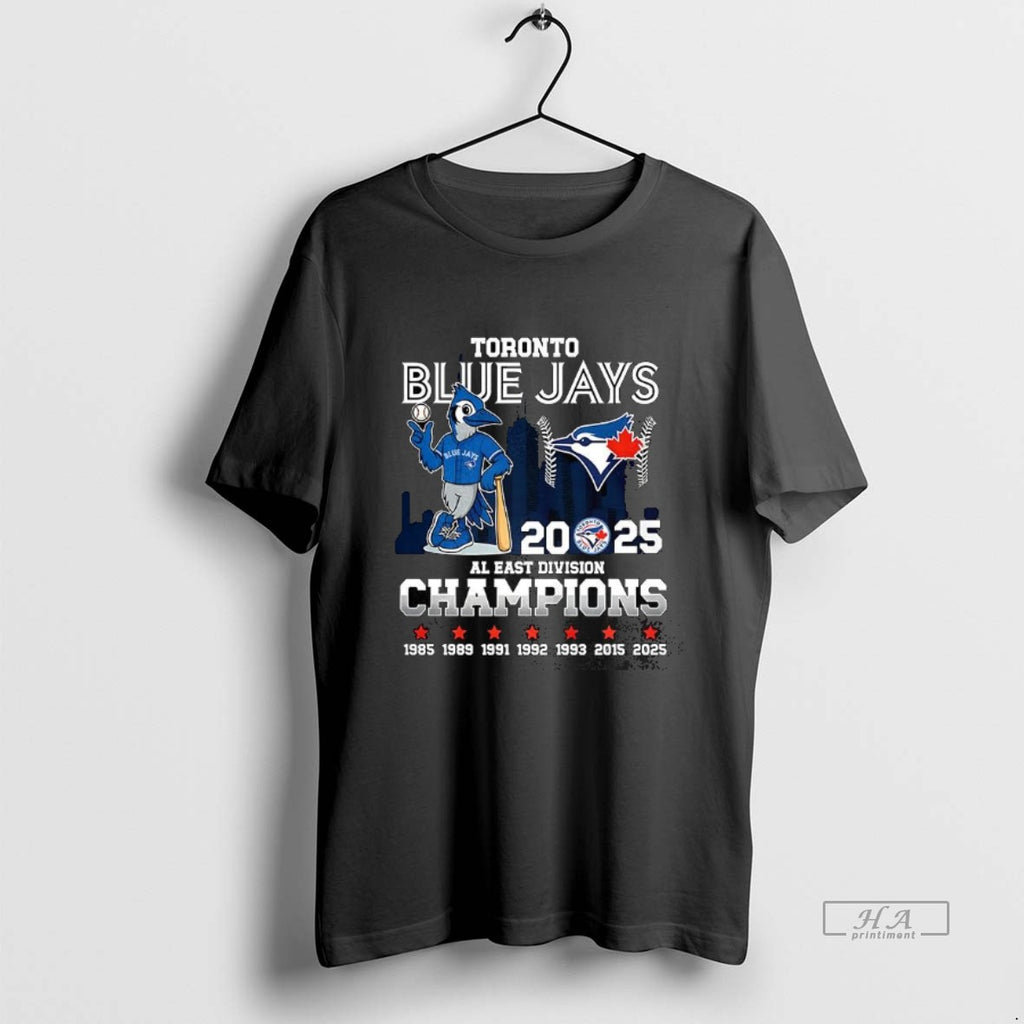 Official Toronto Blue Jays Baseball Al East Division Champions 2025 Mascot