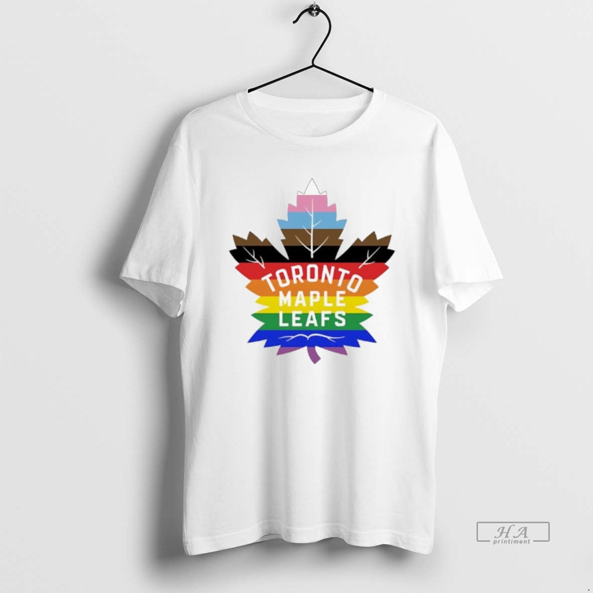 Official Toronto Maple Leafs X Progress Pride Flag Logo