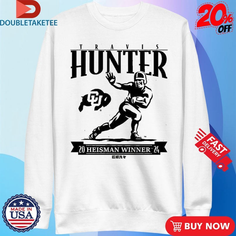 Official Travis Hunter Heisman Trophy Colorado Buffaloes Shirts Unisex , , , Long Sleeve Tee