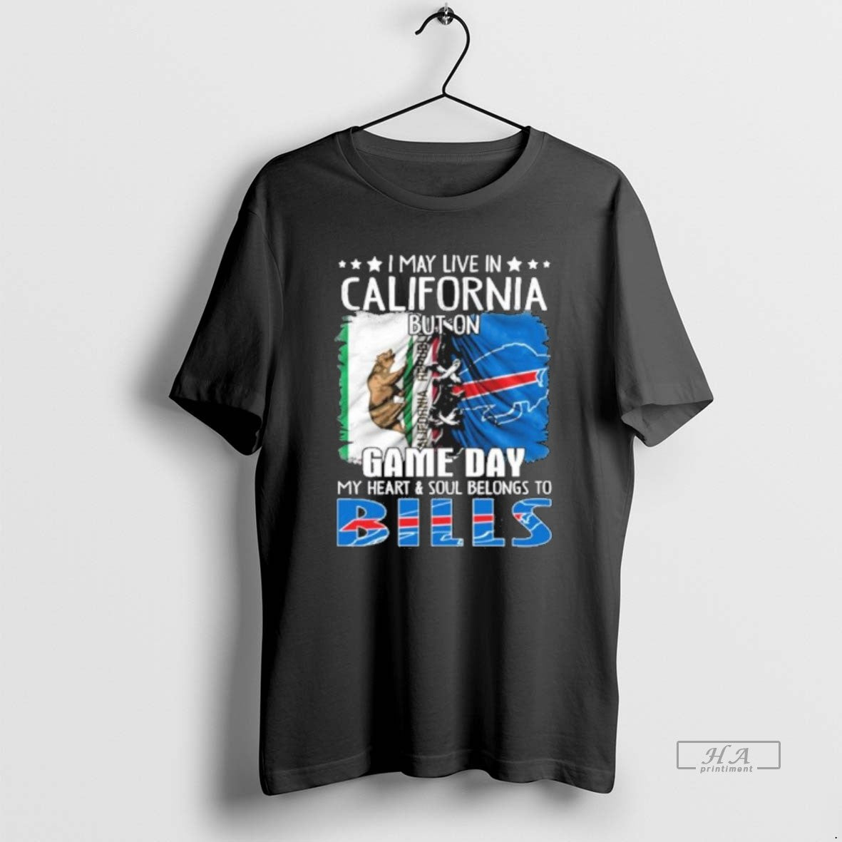 Official Trending Shirt I May Live In California But On Gameday My Heart And Soul