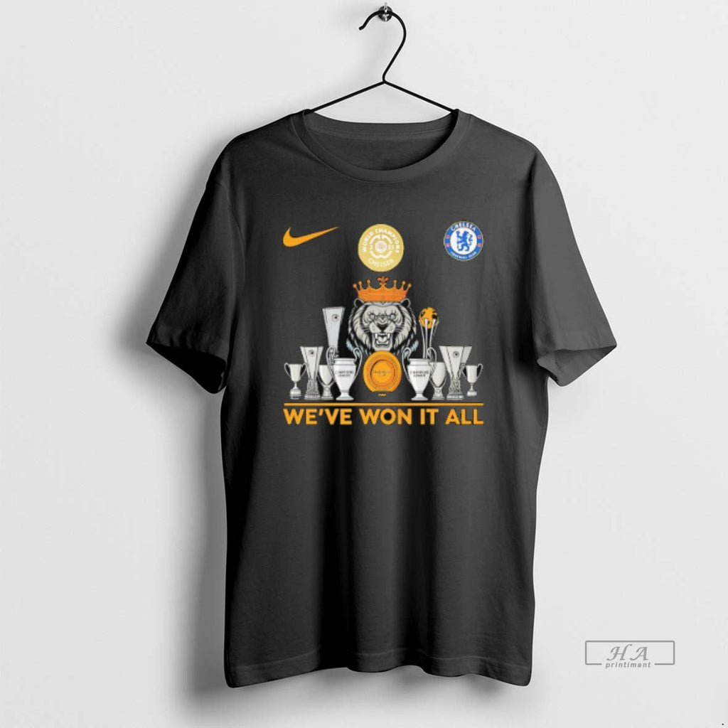 Official Trendy Chelsea Weve Won It All Fifa Club World Cup 2025 Trophy With Lions Unisex , , , Long Sleeve Tee