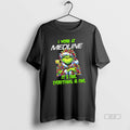 Official Trendy Grinch I Work At Medline Logo Its Fine Everything Is Fine