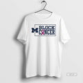 Official Trendy Michigan Wolverines Block Cancer Breast Cancer Awareness