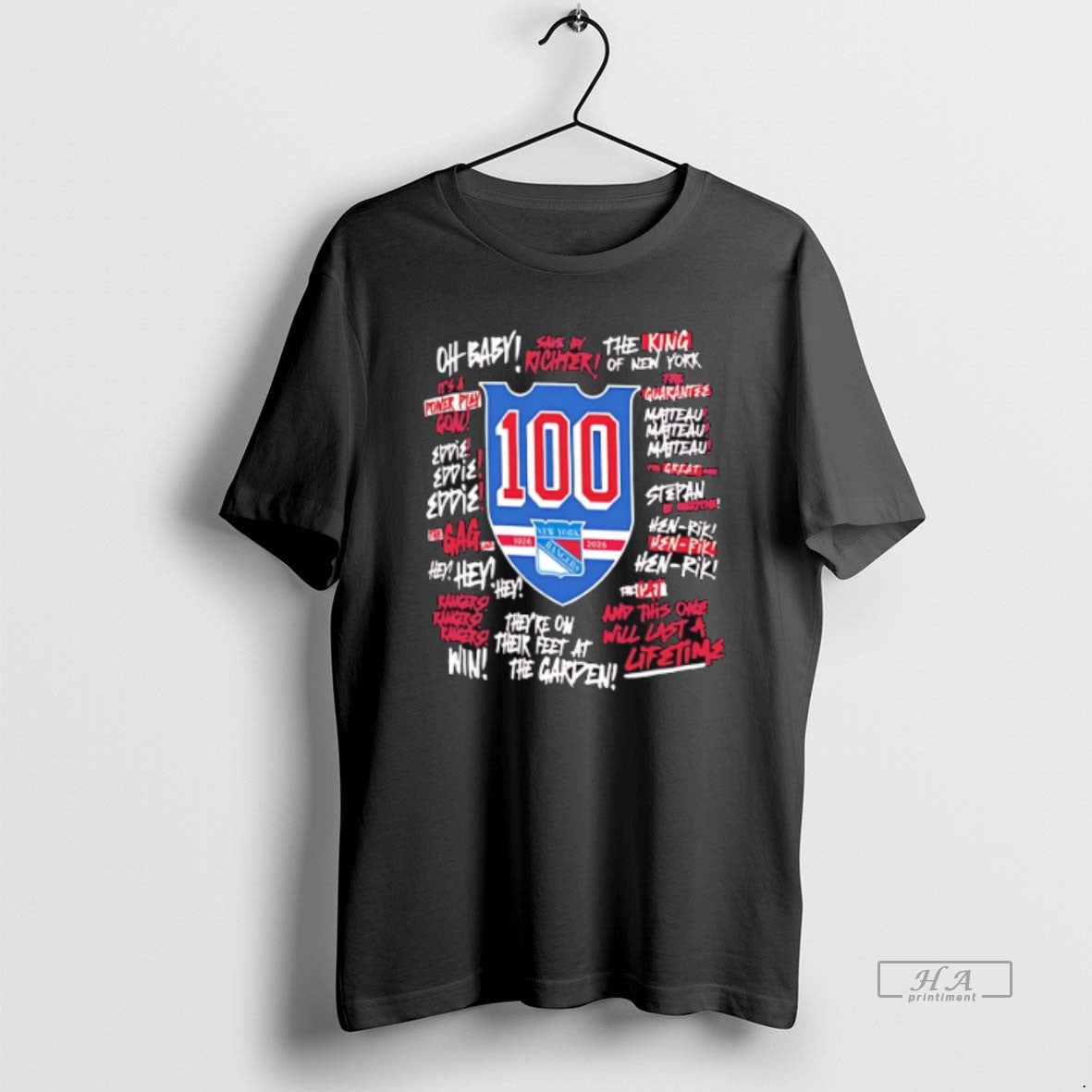 Official Trendy New York Rangers Ny Centennial Season 100th Unisex , , , Long Sleeve Tee