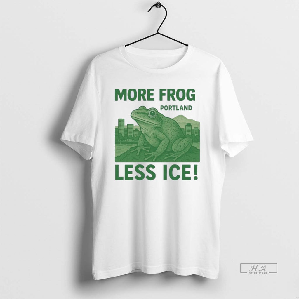 Official Trendy Portland Frog More Frog Portland Less Ice
