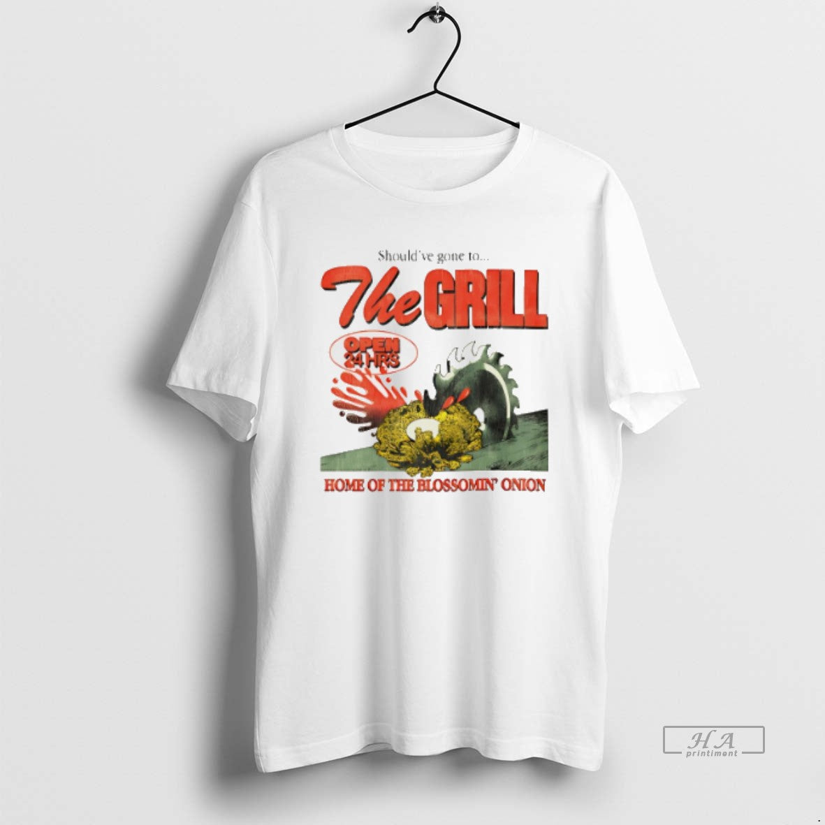 Official Trendy Shouldve Gone To The Grill Home Of The Blossomin Onion Unisex , , , Long Sleeve Tee