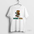 Official Trendy Zombie Pizza Skateboard Halloween Cartoon Unisex , , , Long Sleeve Tee