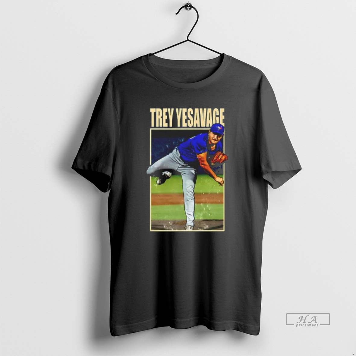 Official Trey Yesavage Toronto Blue Jays Vintage Art