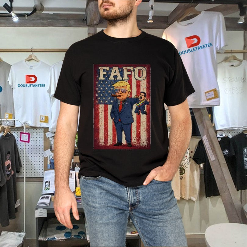 Official Trump Nicolas Maduro Fafo Shirts Unisex , , , Long Sleeve Tee