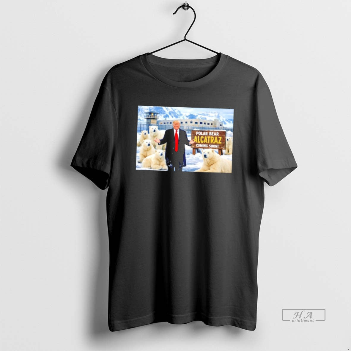 Official Trump Polar Bear Alcatraz Coming Soon Greenland Tee