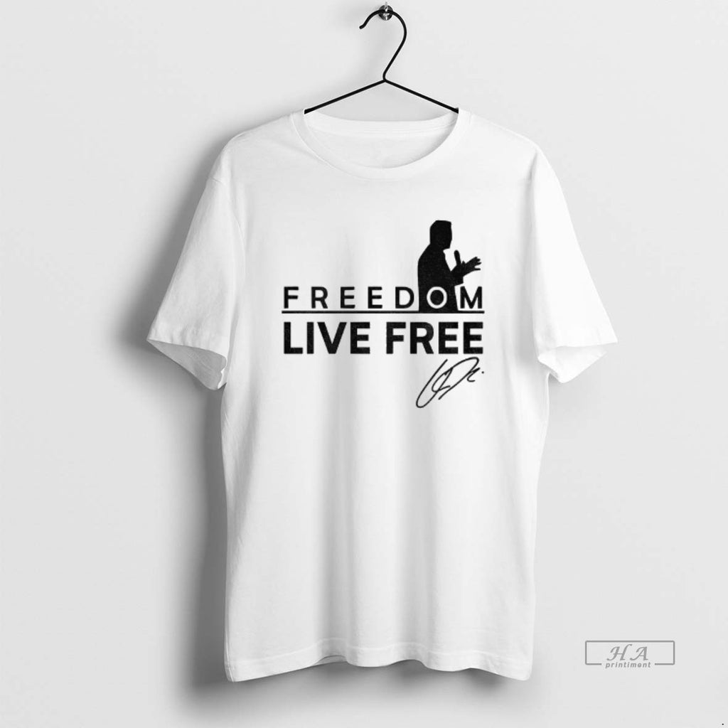 Official Turning Point Charlie Kirk Live Free Signed