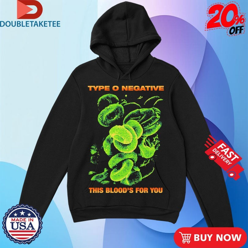 Official Type O Negative This Blood’s For You Cell Shirts Unisex , , , Long Sleeve Tee