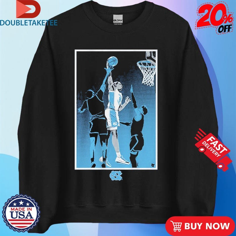 Official UNC Tar Heels North Carolina Tar Heels Caleb Wilson Poster Shirts Unisex , , , Long Sleeve Tee