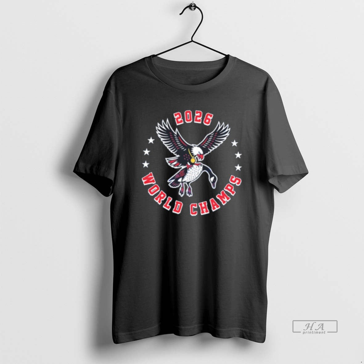Official Us Hockey World Champs 2026 Logo Tee