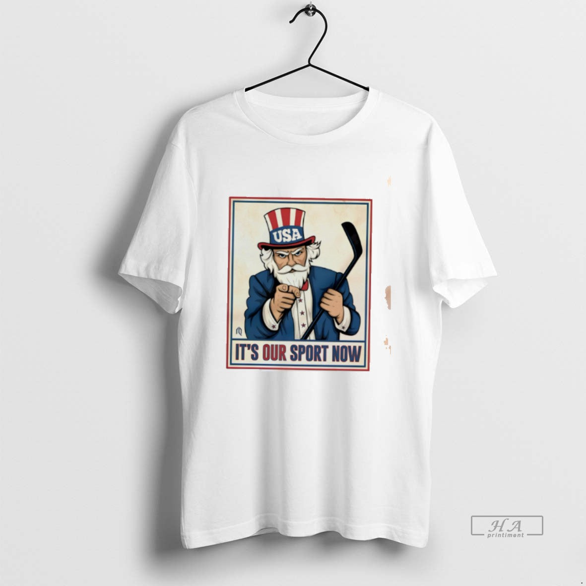 Official Usa Olympic Gold Medal Hockey Jack Hughes Its Our Sport Now Tee