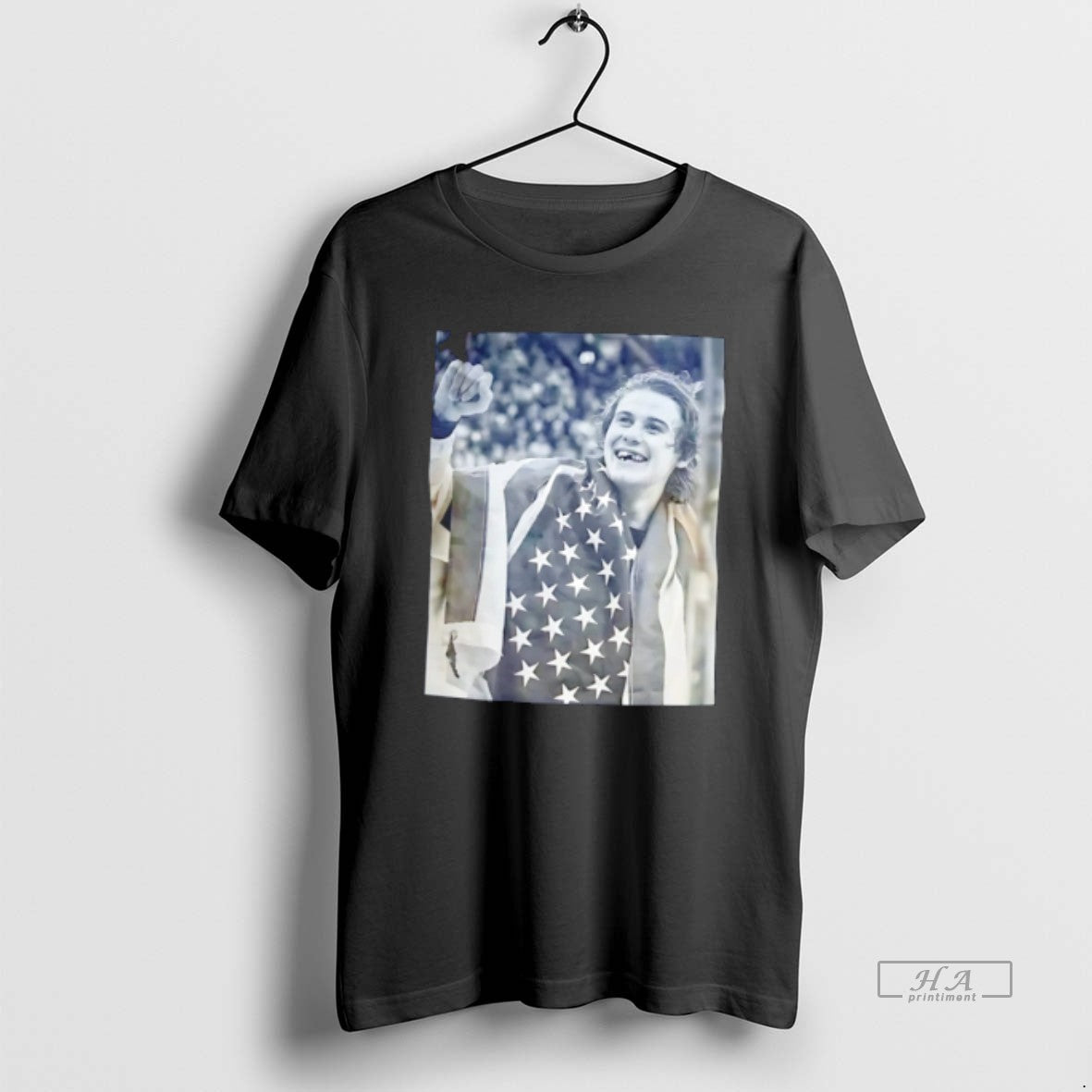 Official Usa Olympic Gold Medal Hockey Jack Hughes Tee