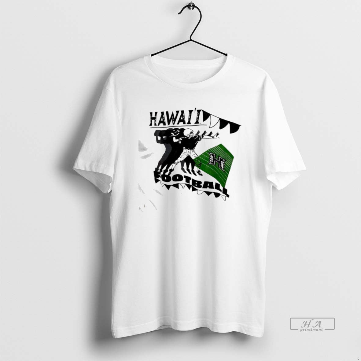 Official University Of Hawaii Rainbow Warriors Football Vintage