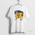 Official University Of Michigan Basketball Syla Swords Caricature