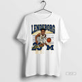 Official University Of Michigan Basketball Yaxel Lendeborg Caricature