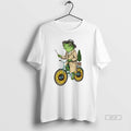 Official Van Gogh Frog Cyclist Cartoon