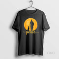 Official Walk For Peace Aloka And Monk Silhouette