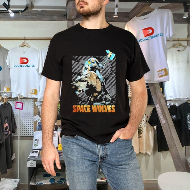 Official Warhammer Space Wolves Axe Shirts Unisex , , , Long Sleeve Tee