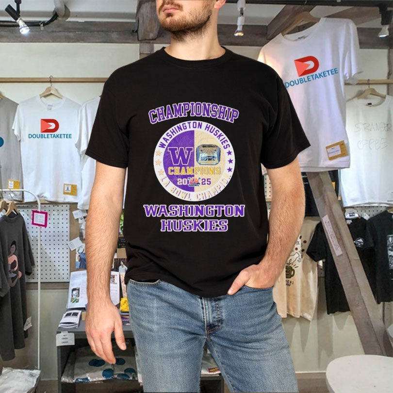 Official Washington Huskies LA Bowl Champions 2025 Shirts Unisex , , , Long Sleeve Tee