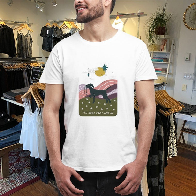 Official WeRateDogs Daydream Walk Tell Your Dog I Said Hi s Unisex , , , Long Sleeve Tee