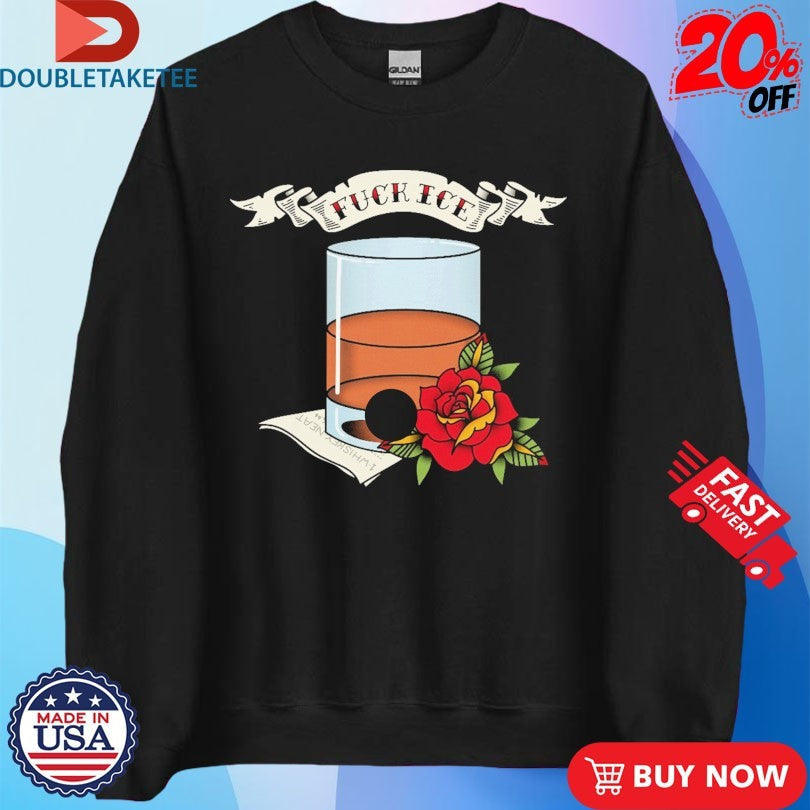 Official Whiskey Neat Fuck Ice Shirts Unisex , , , Long Sleeve Tee
