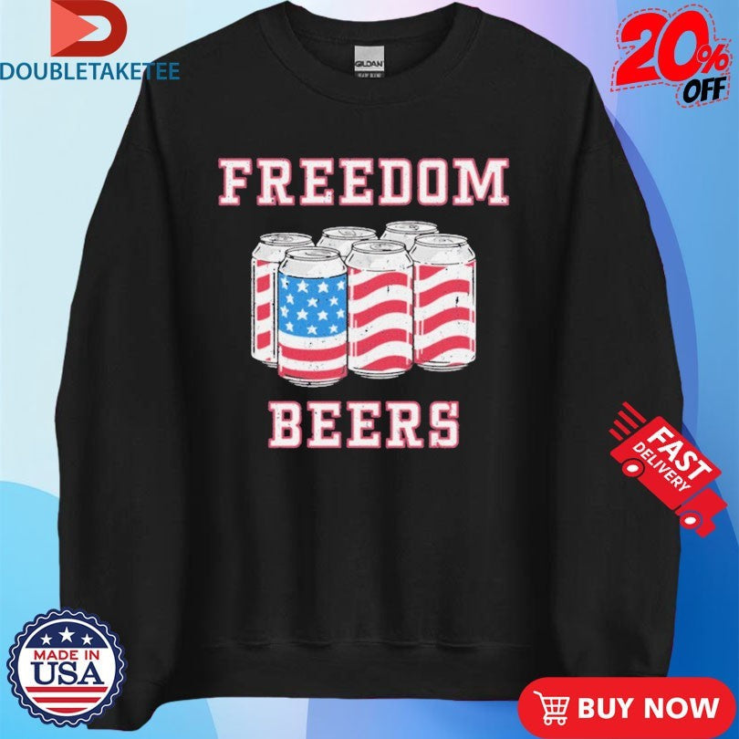 Official Whiskey Riff Freedom Beers American Flag Shirts Unisex , , , Long Sleeve Tee
