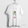 Official Wine Wednesday Girl Smoking Paint Tee