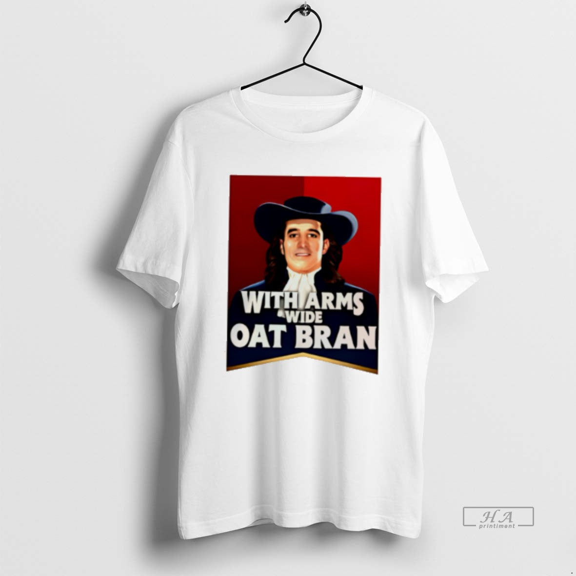 Official With Arms Wide Oat Bran Tee