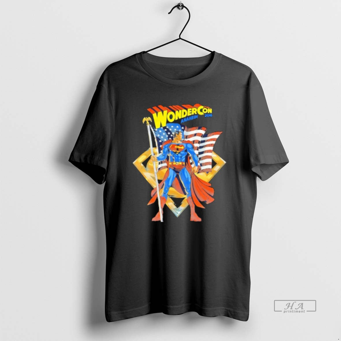 Official Wondercon Anaheim 2018 Superman Logo Vintage