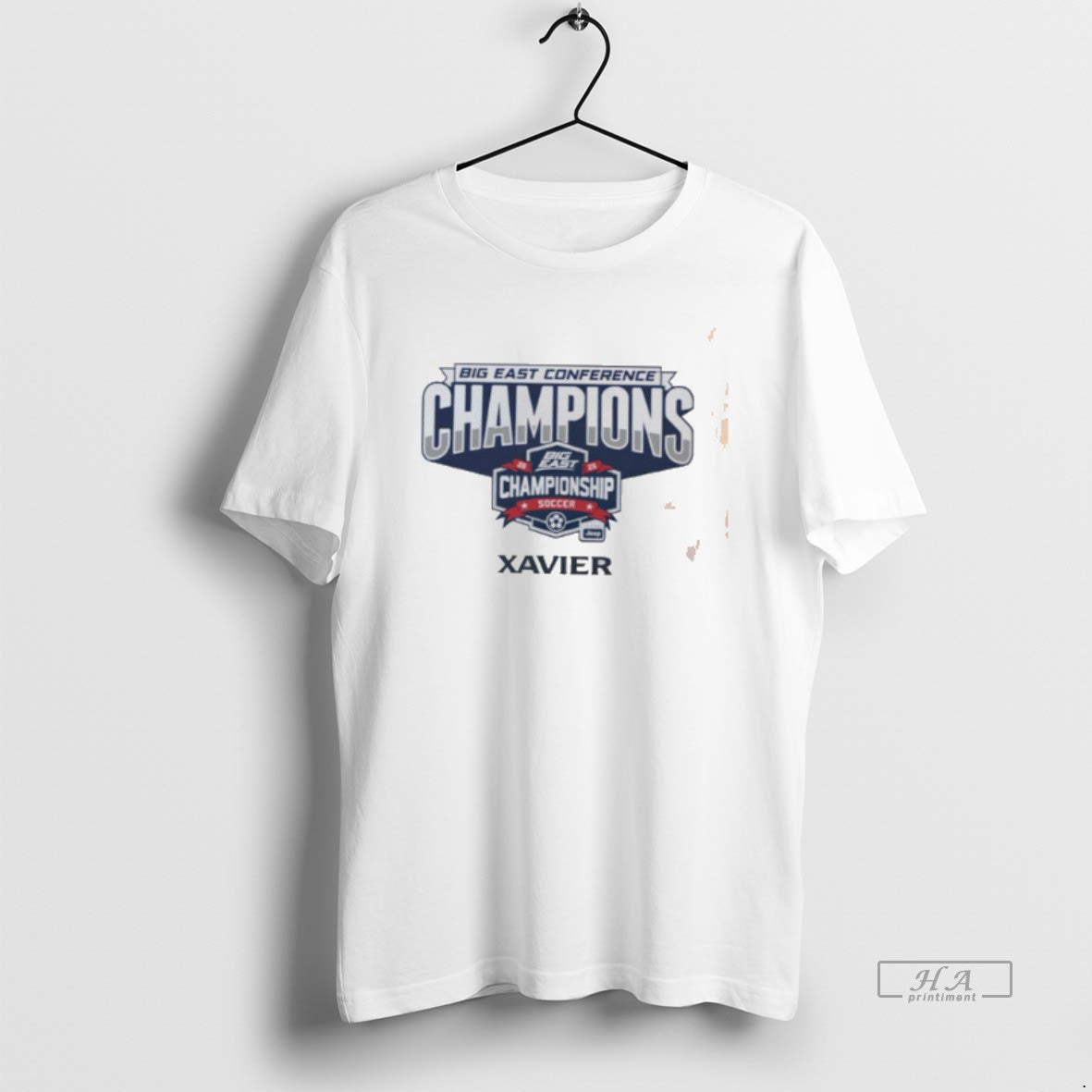 Official Xavier Soccer Champions 2025 Big East Conference Tee