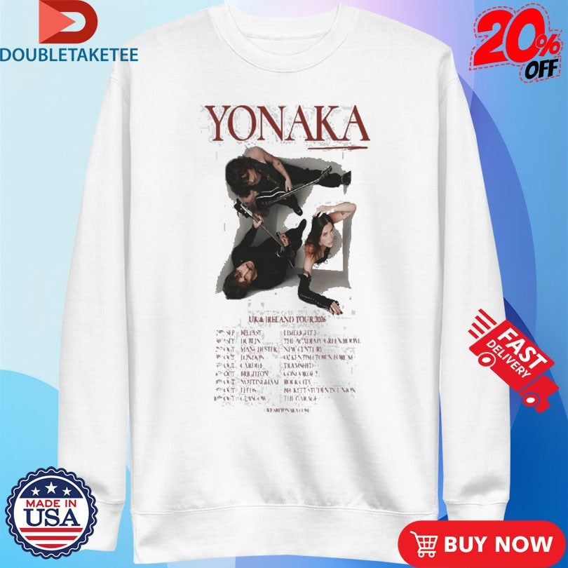 Official Yonaka Tour UK &amp; Ireland 2026 Shirts Unisex , , , Long Sleeve Tee
