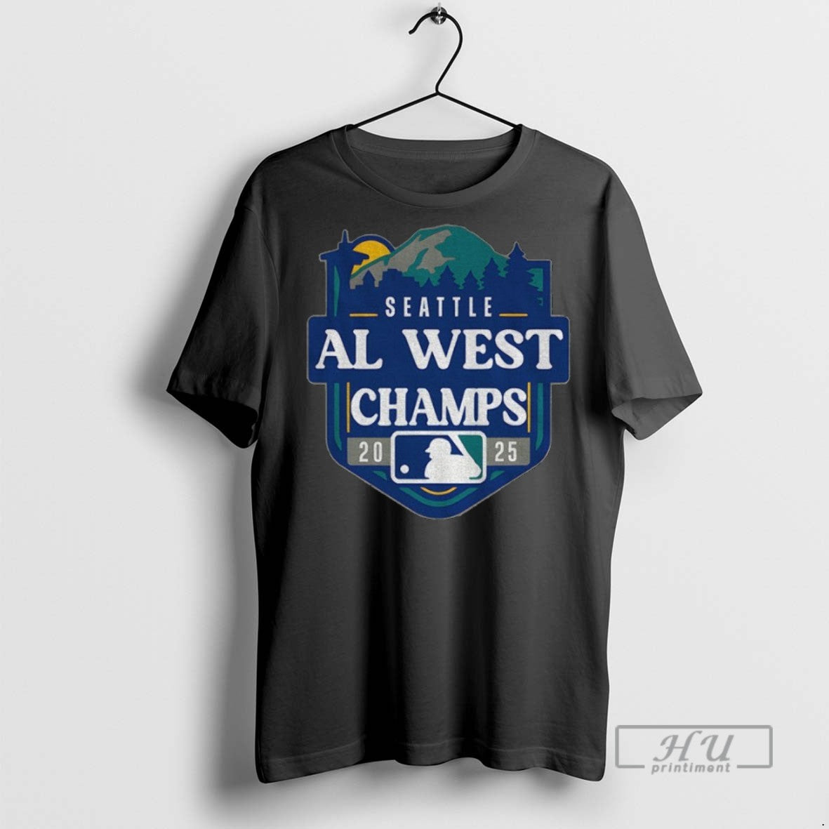 Officials Al West Champs Seattle Mariners 2025 T Shirt s Unisex , , , Long Sleeve Tee