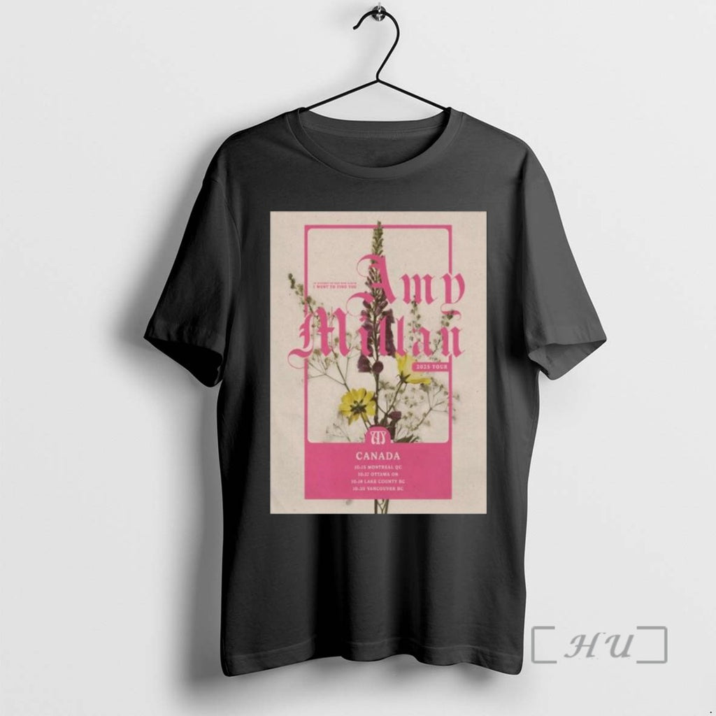 Officials Amy Millan Canada Tour October 2025 Long Sleve T Shirt Sweater