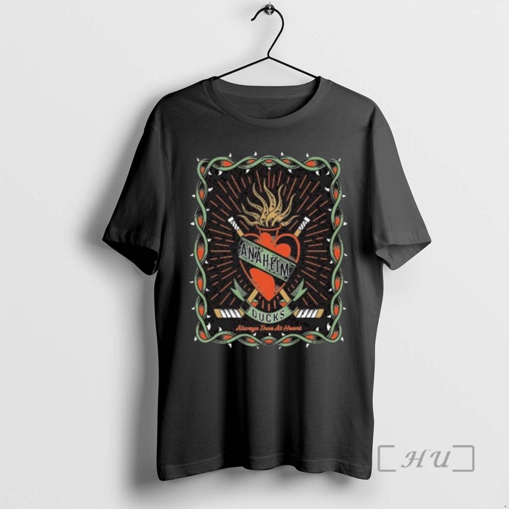 Officials Anaheim Ducks Always True At Heart 2025 Long Sleve T Shirt Sweater