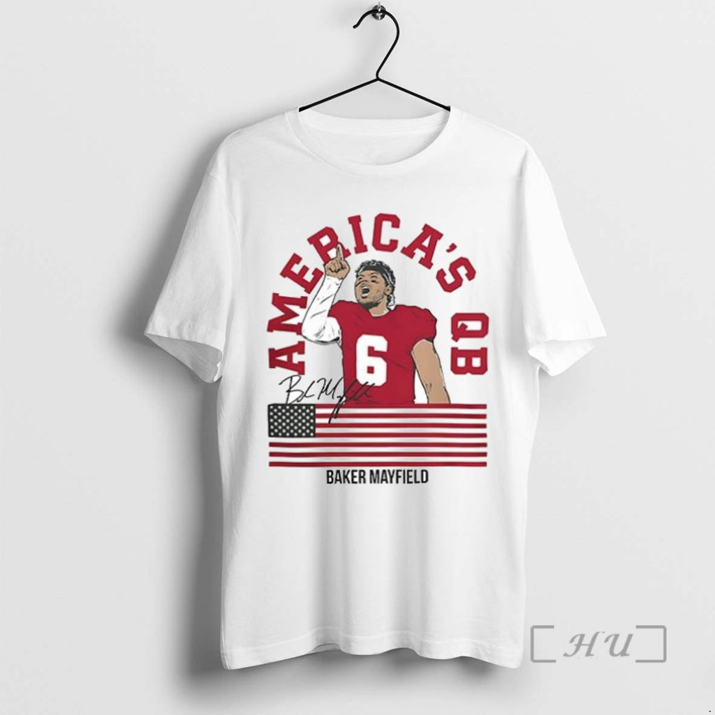 Officials Baker Mayfield Americas Qb Falg Ceramic Ceramic And Classic Dad Cap T Shirt Sweater