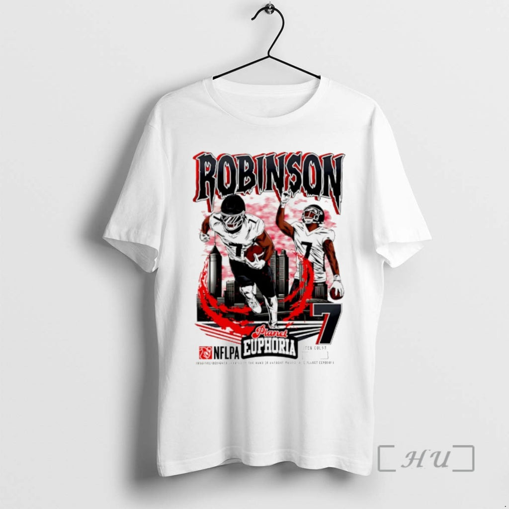 Officials Bijan Robinson Atlanta Falcons Player Comic T Shirt Sweater