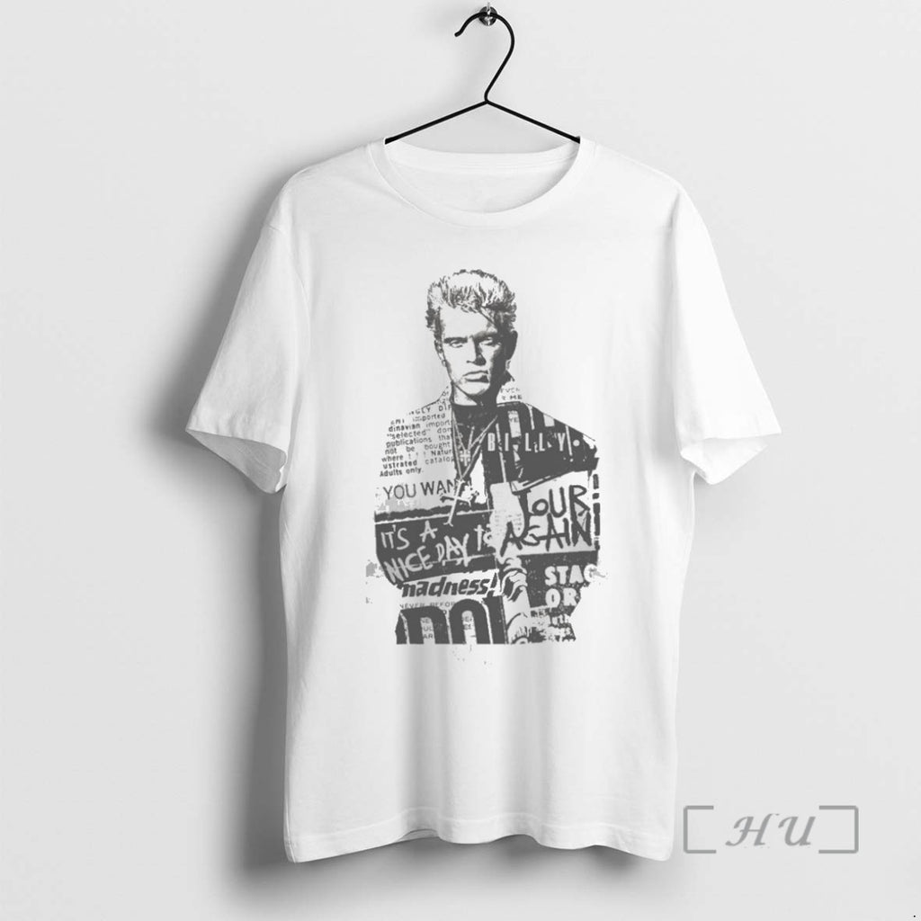 Officials Billy Idol Billy Newspaper T Shirt Sweater