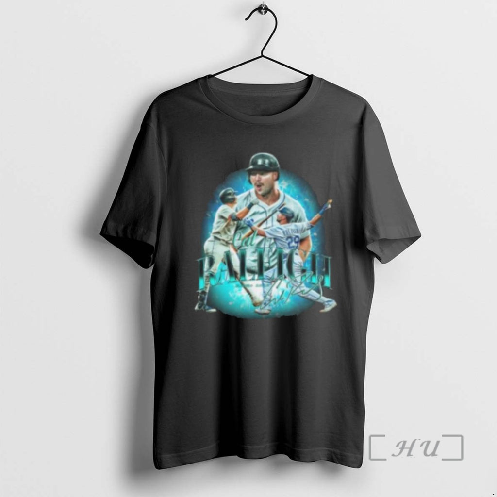 Officials Cal Raleigh Seattle Mariners Sign 2025 T Shirt Sweater