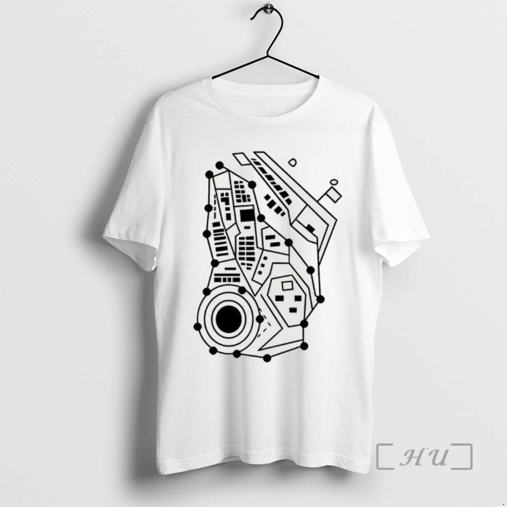 Officials Circuit Board Pattern Design T Shirt Sweater