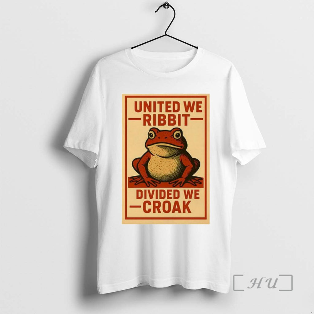 Officials Frog United Me Ribbit Divided We Croak T Shirt Sweater