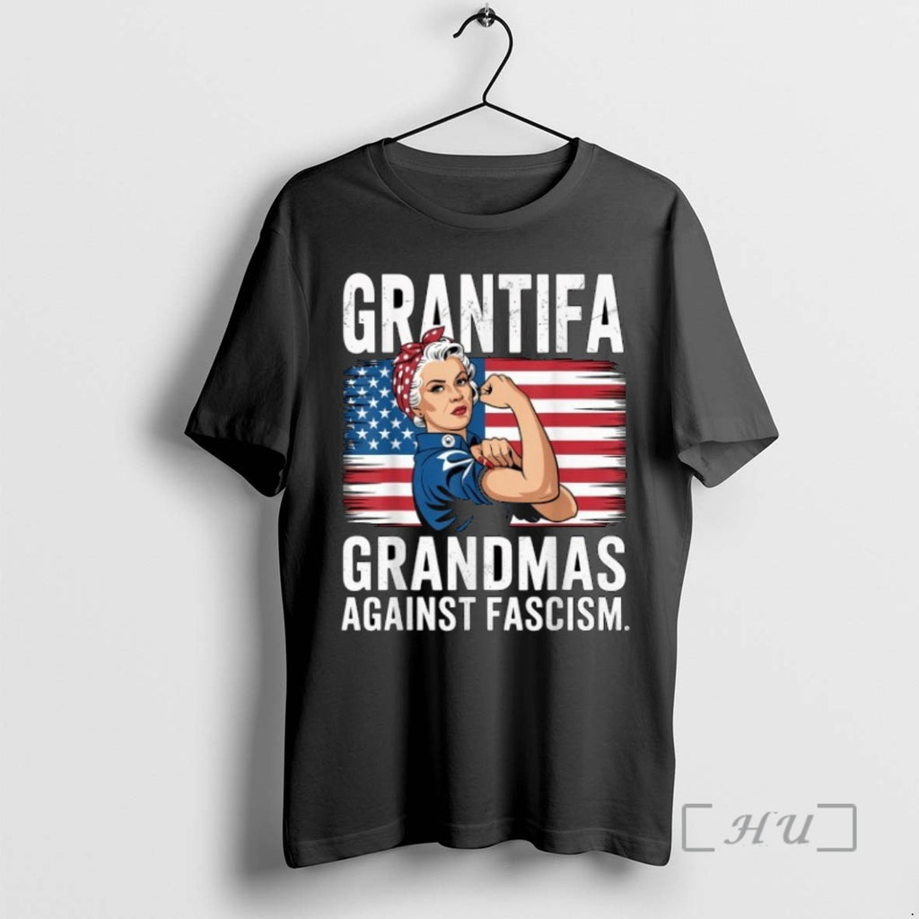 Officials Grantifa Grandmas Against Fascism American Flag T Shirt Sweater