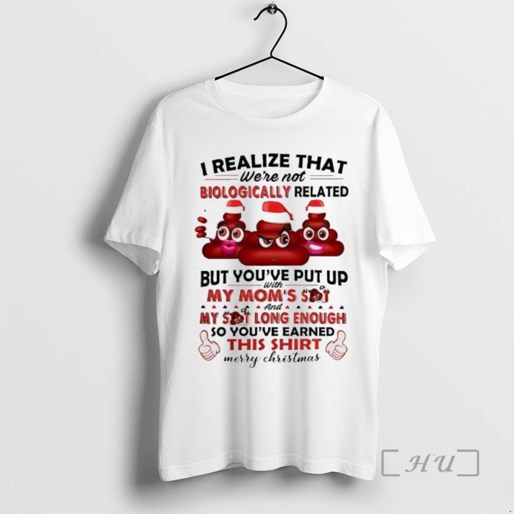 Officials I Realize That Were Not Biologically Related Merry Christmas T Shirt Sweater